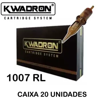 Cartucho KWADRON 1007RLLT TRAÇO 0.30mm - CAIXA 20 UNIDADES