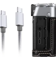 Base em couro de proteção Câmera Fujifilm X100VI  - Foto 3