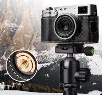 Base em couro de proteção Câmera Fujifilm X100VI  - Foto 4