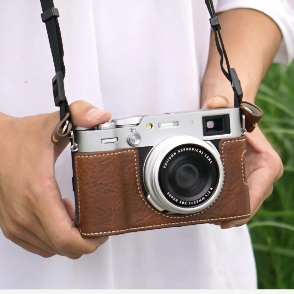 Base em couro de proteção Câmera Fujifilm X100VI  Imagem