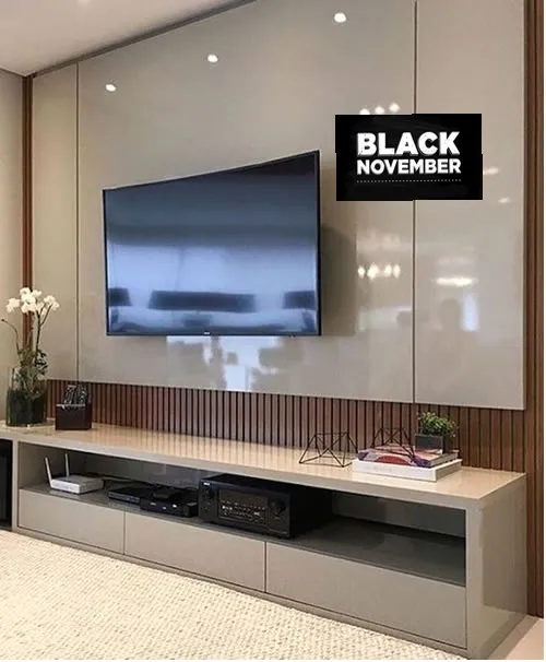 Suporte fixo + instalação para TV´s de até 85"