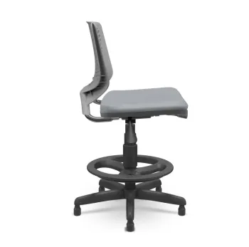 Cadeira Caixa Beezi Base Fixa com Apoia Pés Evolution - Foto 2