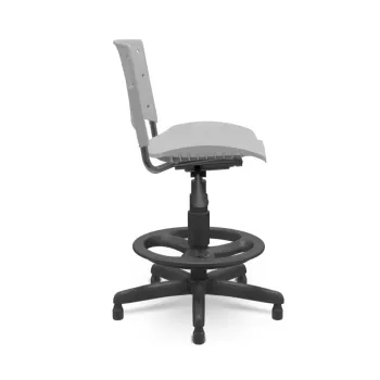 Cadeira Caixa Ergoplax+ Base Fixa com Apoia Pés  Evolution - Foto 2