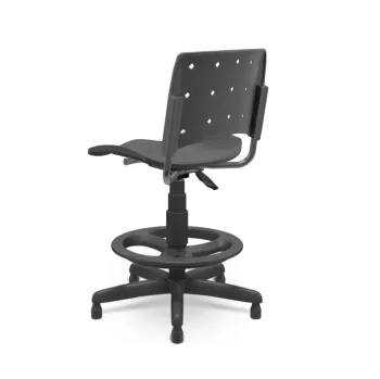 Cadeira Caixa Ergoplax+ Base Fixa com Apoia Pés  Evolution - Foto 2