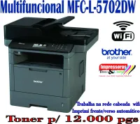 Impressora Laser Multifuncional Brother MFC-L5702DW 