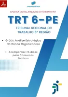 Apostila TRT PE 6 Região 2024 Área Administrativa Analista Judiciário
