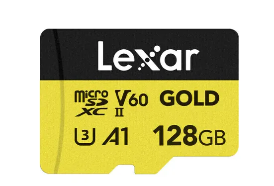 Cartão MicroSD Lexar 128GB Professional Gold UHS-II V60