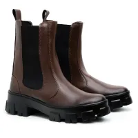 Botina Feminina Cano Médio - Foto 25