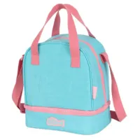 Kit Original Mochilete 360º e lancheira térmica Stitch turquesa - Foto 7