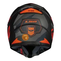 CAPACETE LS2 FF358 TANK CAM/MATTE BLK / ORANG - Foto 8