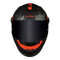 CAPACETE LS2 FF358 TANK CAM/MATTE BLK / ORANG - Foto 2