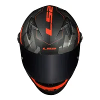 CAPACETE LS2 FF358 TANK CAM/MATTE BLK / ORANG - Foto 3