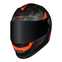 CAPACETE LS2 FF358 TANK CAM/MATTE BLK / ORANG - Foto 5