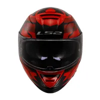 CAPACETE LS2 FF800 STORM TRACKER - Preto/Vermelho C/viseira interna - Foto 5