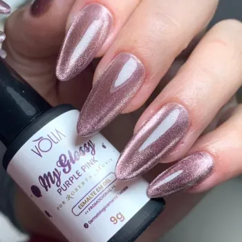 VÒLIA - Esmalte em Gel Magnético - My Glossy - Purple Pink - Secar em Cabine Led / UV - 9g - Foto 2