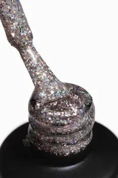 VÒLIA - Frasco - Topcoat Selante Efeitos - HOLOSHINE ( Glitter Multicolorido ) - 9g - Foto 2