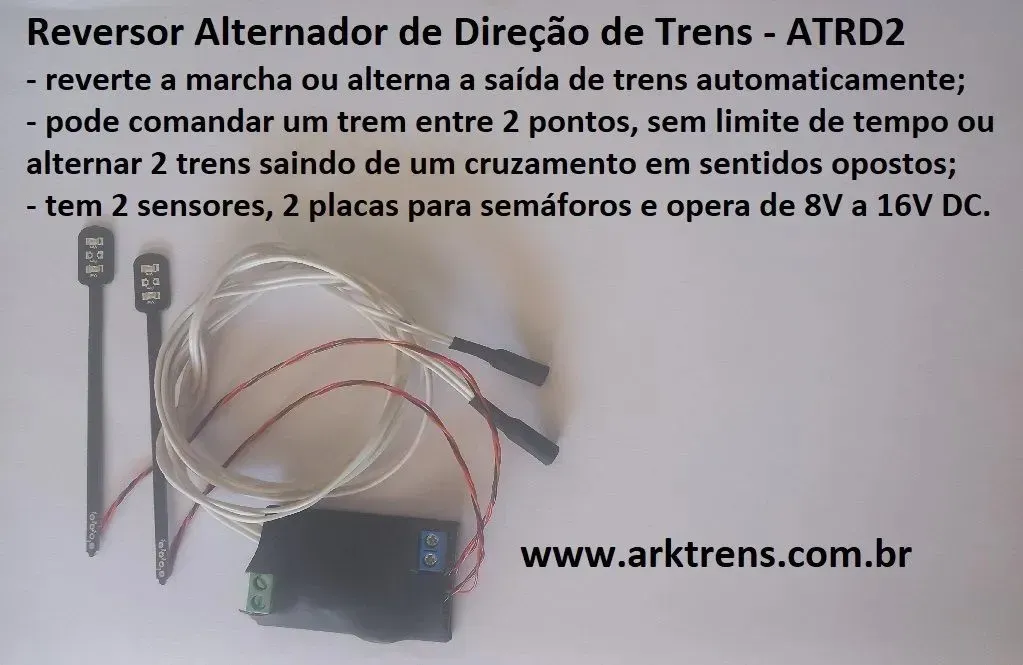 Reversor Alternador de Marcha de Trens - DC - ARK TRENS - ATRD2