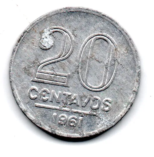 1961 - 20 Centavos - Moeda Brasil