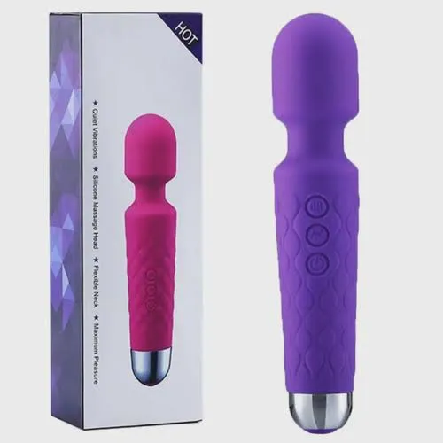 Massageador em silicone 36 vibrações - Recarregável USB