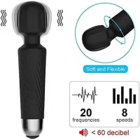 Massageador em silicone 36 vibrações - Recarregável USB - Foto 2