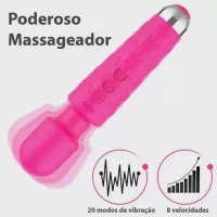 Massageador em silicone 36 vibrações - Recarregável USB - Foto 7