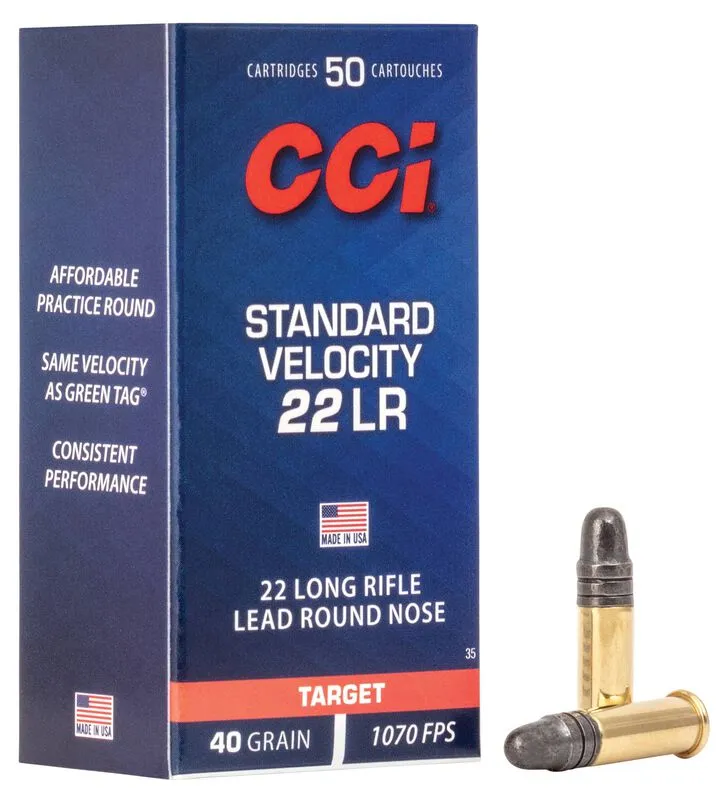 MUNICAO CCI 22 LR STD VELOCITY TARGET 40 GR C50