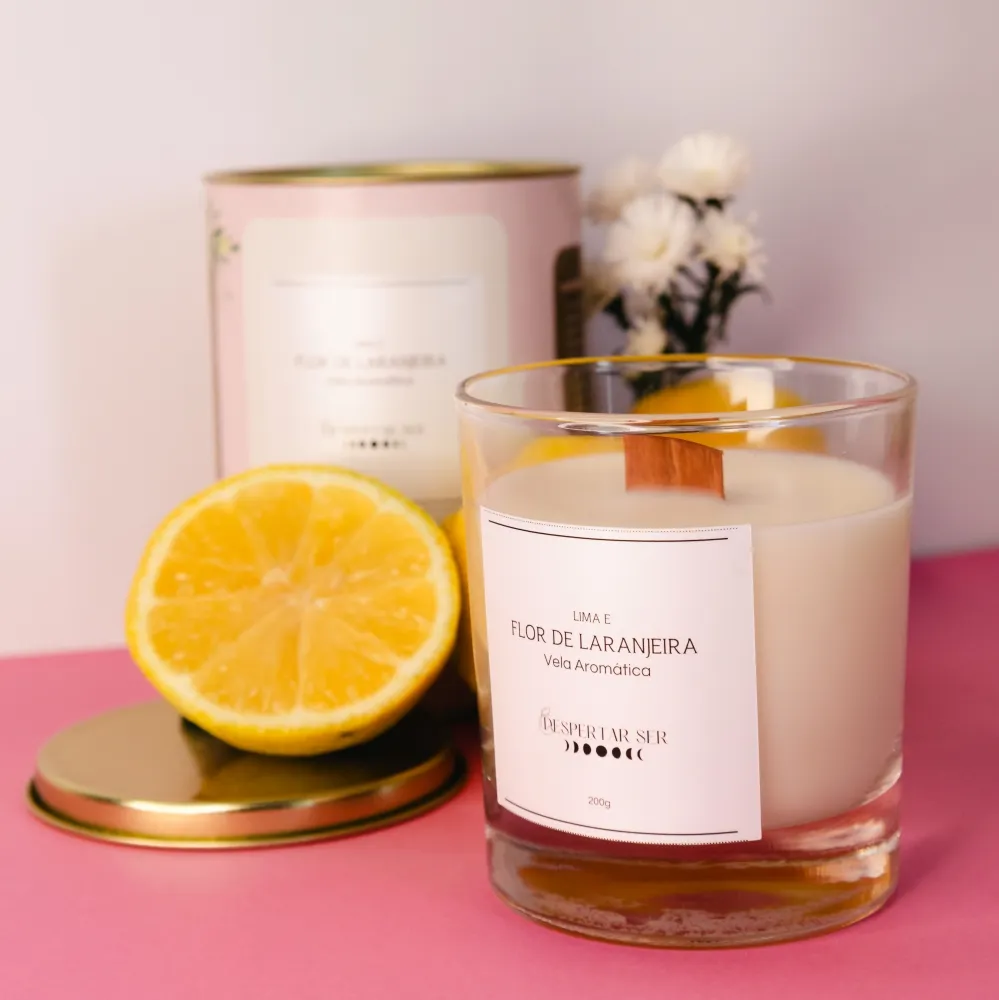 Lima e Flor de Laranjeira | Vela Aromática