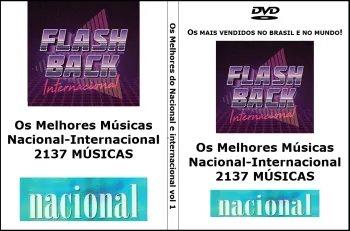 DVD Coletânea Nacionais e Internacionais  - 2137 Músicas