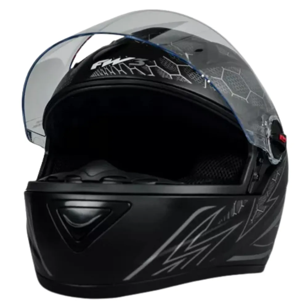 CAPACETE FW3 GT2 Preto Fosco Imagem