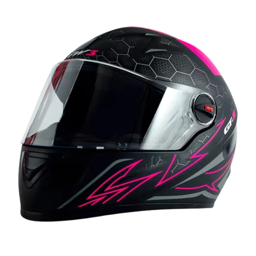 CAPACETE FW3 GT2 Rosa Fosco Imagem