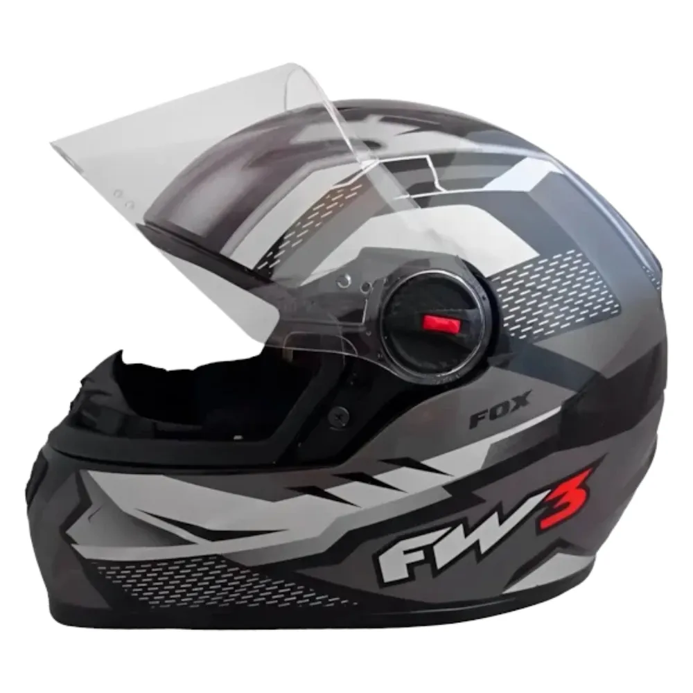 CAPACETE FW3 GTN FOX Grafite