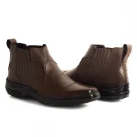 Botina Masculina Couro Legitimo - Foto 3