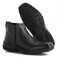 Botina Masculina Couro Legitimo - Foto 3