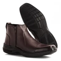 Botina Masculina Couro Legitimo - Foto 8