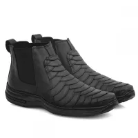 Botina Masculina Couro Legitimo - Foto 4