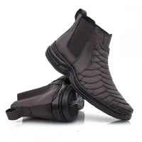 Botina Masculina Couro Legitimo - Foto 12