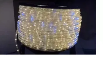 Mangueira LED Redonda Estrobo flash Rolo 100mts