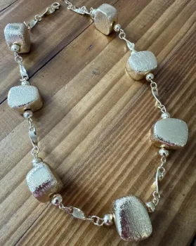 COLAR BLOCOS - DOURADO FOSCO