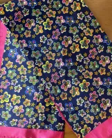 LENÇO ACETINADO FLORAL