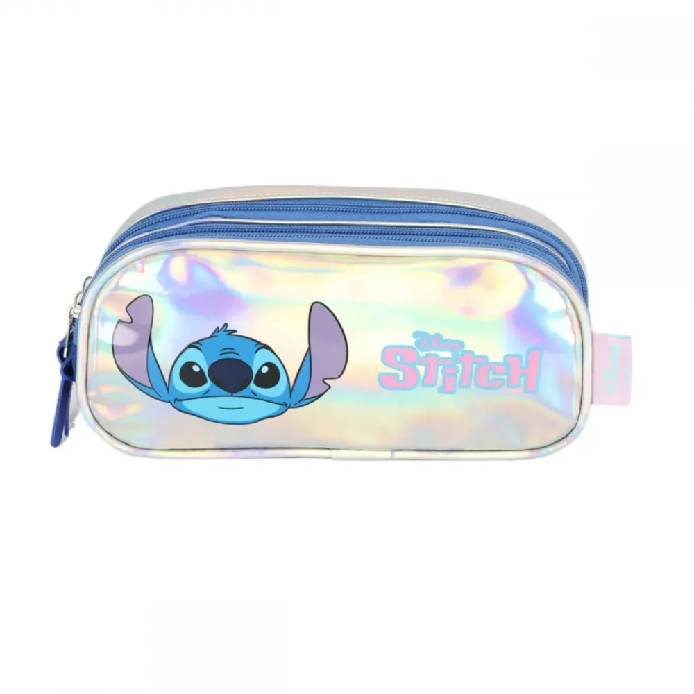 Estojo triplo holografico Stitch original EI41685SC Imagem