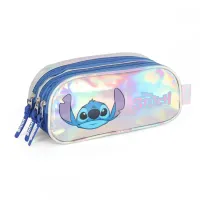 Estojo triplo holografico Stitch original EI41685SC - Foto 2