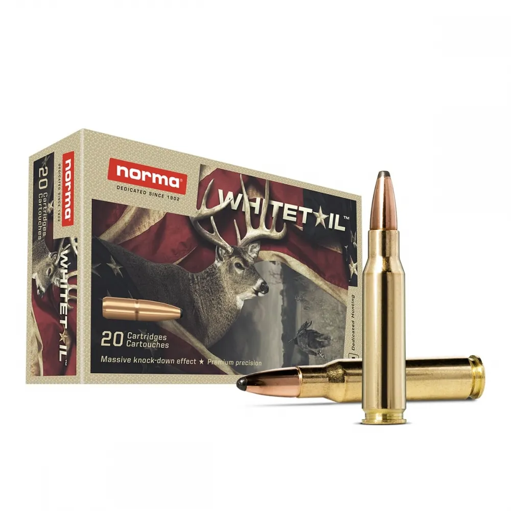 MUNICAO NORMA WHITETAIL CAL .308 WIN PSP 150 GR CX C20