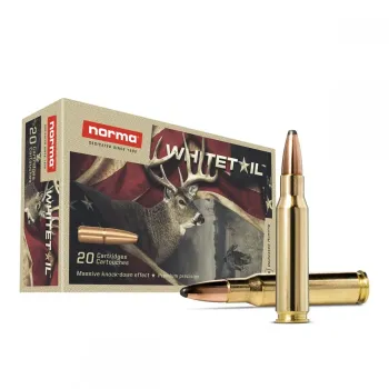 MUNICAO NORMA WHITETAIL CAL .308 WIN PSP 150 GR CX C20