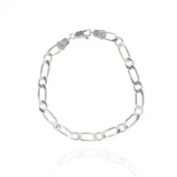 Pulseira de prata Grumet 2 em 1 - PU200142