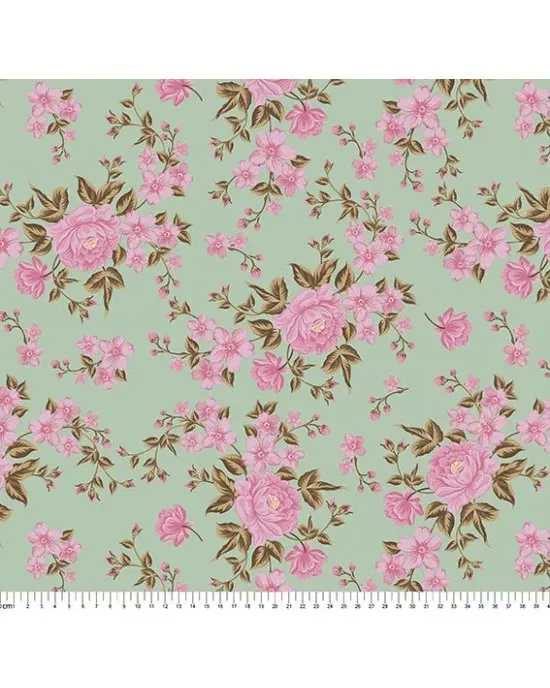 TECIDO CALDEIRA FLORAL CAROLINE COR 05 Imagem
