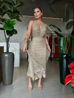 SAIA GODE RENDA DOURADA CHARRY  - Foto 3