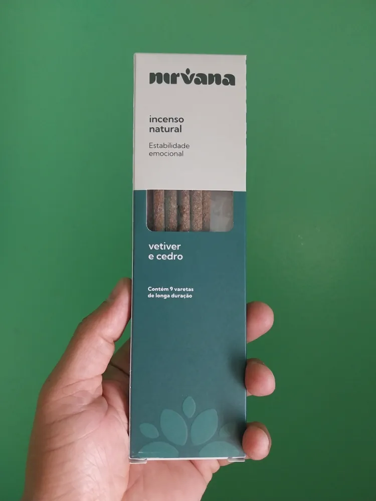 Incenso Vetiver e Cedro
