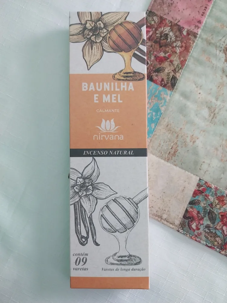Incenso Baunilha e Mel
