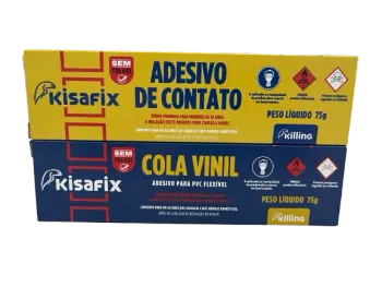 Kit cola Kisafix bisnaga contato + PVC - Foto 2