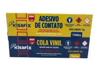 Kit cola Kisafix bisnaga contato + PVC - Foto 2